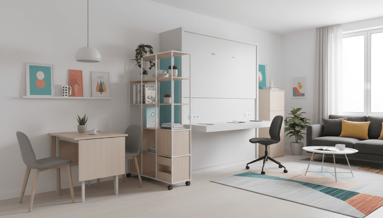 Xu Hướng 1: Nội Thất Đa Năng & Không Gian Linh Hoạt - Tối ưu từng centimet